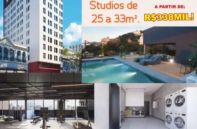 Enredo residencial - studios de 25 a 33m². rua do riachuelo - lapa - rj