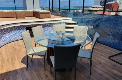 Cobertura com 5 dormitórios à venda, 312 m² por r$ 2.500.000,00 - tambaú - joão pessoa/pb