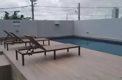 Apartamento com 1 dormitório à venda, 35 m² por r$ 300.000,00 - ponta de campina - cabedelo/pb