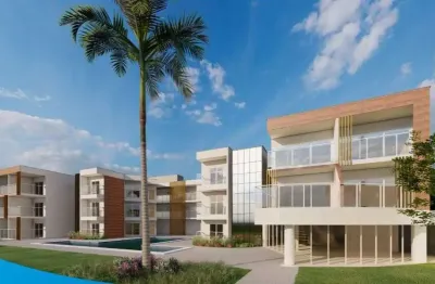 Apartamento com 1 dormitório à venda, 19 m² por r$ 159.800 - jacumã - conde/pb
