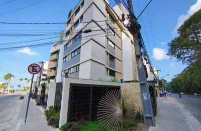 Flat com 1 dormitório à venda, 28 m² por r$ 430.000,00 - cabo branco - joão pessoa/pb