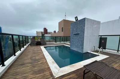 Apartamento com 1 dormitório à venda, 36 m² por r$ 350.000 - intermares - joão pessoa/pb