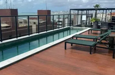 Apartamento com 1 dormitório à venda, 21 m² por r$ 280.000,00 - intermares - cabedelo/pb