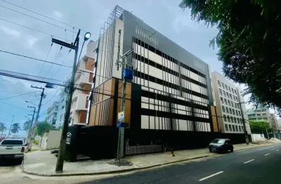 Studio com 1 dormitório à venda, 18 m² por r$ 315.000,00 - cabo branco - joão pessoa/pb