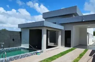 Casa com 3 dormitórios à venda, 120 m² por r$ 450.000 - jacumã - conde/pb