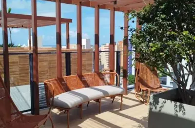 Apartamento com 1 dormitório à venda, 35 m² por r$ 409.990,00 - manaíra - joão pessoa/pb