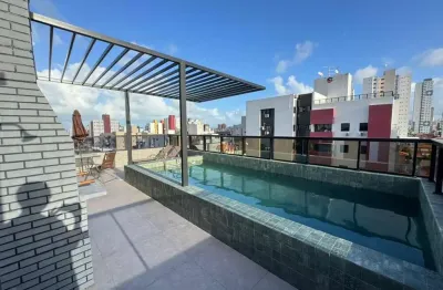 Flat com 1 dormitório à venda, 21 m² por r$ 280.000,00 - bessa - joão pessoa/pb