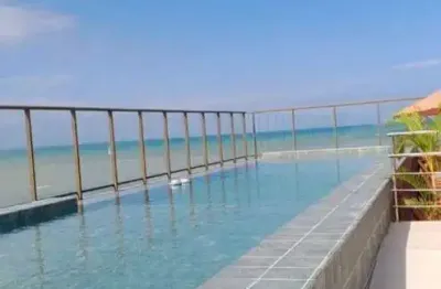 Flat com 1 dormitório à venda, 24 m² por r$ 369.000 - vila sao joao - cabedelo/pb