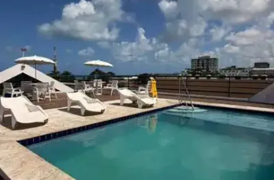 Flat com 1 dormitório à venda, 32 m² por R$ 379.000,00 - Tambaú - João Pessoa/PB