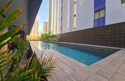 Flat com 1 dormitório à venda, 30 m² por r$ 439.000 - tambaú - joão pessoa/pb