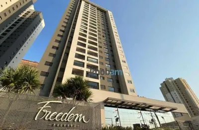 Apartamento com 1 dormitório para alugar, 45 m² por r$ 3.000/mês - gleba palhano - londrina/pr