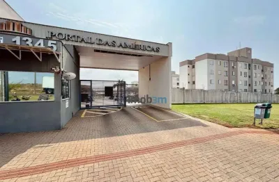 Apartamento com 2 dormitórios para alugar, 47 m² por r$ 900/mês - jardim santo amaro - cambé/pr