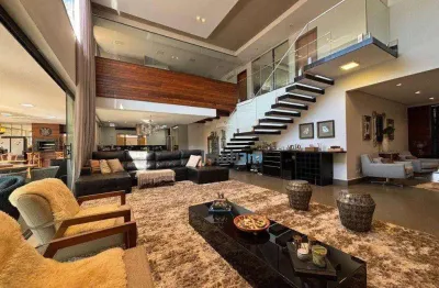 Sobrado com 4 dormitórios à venda, 433 m² por r$ 4.650.000 - royal park residence & resort - londrina/pr