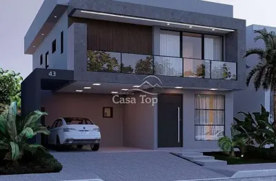 Casa em condomínio fechado com 3 quartos à venda no Cará-cará, Ponta Grossa 