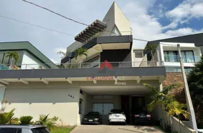 Casa à venda, 563 m² por r$ 4.200.000,00 - condomínio residencial jaguary - são josé dos campos/sp