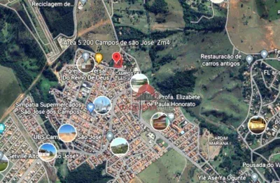 Área à venda, 5200 m² por r$ 3.810.000,01 - campos de são josé - são josé dos campos/sp
