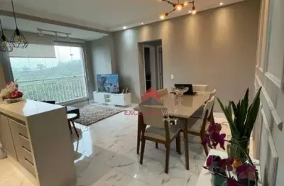 Apartamento à venda, 62 m² por r$ 550.000,00 - pagador de andrade - jacareí/sp