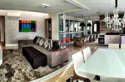 Apartamento à venda, 160 m² por r$ 2.350.000,00 - parque residencial aquarius - são josé dos campos/sp