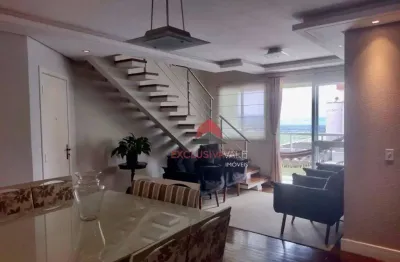 Cobertura com 5 dormitórios, 255 m² - venda por r$ 1.699.000,00 ou aluguel por r$ 15.680,00/mês - jardim aquarius - são josé dos campos/sp