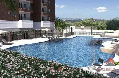 Apartamento com 2 dormitórios à venda, 64 m² por r$ 556.688,00 - parque industrial - são josé dos campos/sp
