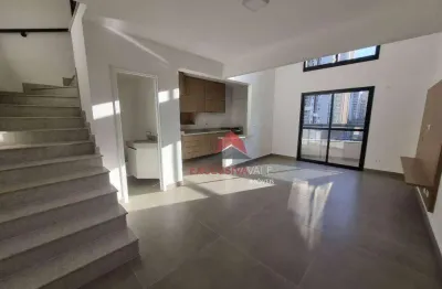 Apartamento com 1 dormitório para alugar, 78 m² por r$ 5.438,00/mês - parque residencial aquarius - são josé dos campos/sp