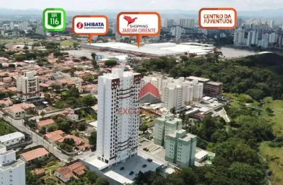 Apartamento com 2 dormitórios à venda, 61 m² - jardim oriente - são josé dos campos/sp