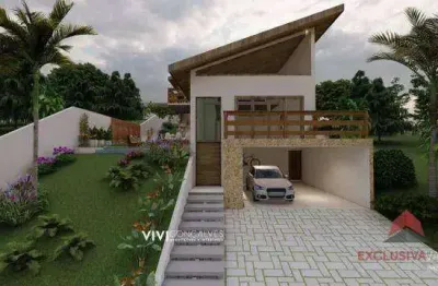 Casa com 3 dormitórios sendo 1 suíte à venda, 229 m² por r$ 1.400.000 - condomínio verana - recanto dos eucaliptos - são josé dos campos/sp