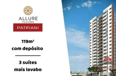 Apartamento com 3 quartos à venda na Rua Padre Rodolfo, Vila Ema, São José dos Campos