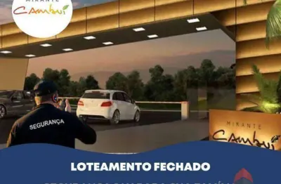 Terreno à venda, 250 m² por r$ 310.000,00 - mirante cambui - são josé dos campos/sp