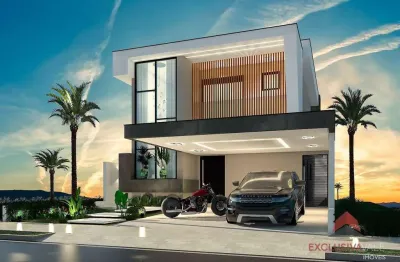 Lindo sobrado novo com 03 dormitórios à venda, 208 m² por r$ 1.550.000 - vereda dos campos - são josé dos campos/sp