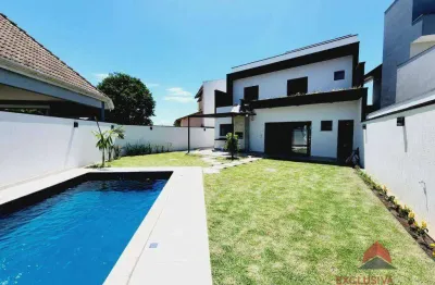 Casa com 3 dormitórios à venda, 215 m² por r$ 1.400.000,00 - condomínio parque das araucárias - tremembé/sp