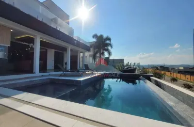 Casa com 4 dormitórios, piscina,  à venda, 469 m² por r$ 7.900.000 - condomínio residencial alphaville i - são josé dos campos/sp