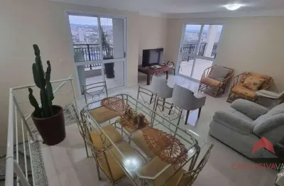 Cobertura com 4 dormitórios sendo 1 suíte  à venda, 240 m² por r$ 1.900.000 - jardim aquarius - são josé dos campos/sp