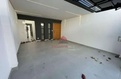 Linda casa nova com 03 dormitórios (1st.) à venda, 76 m² por r$ 600.000 - bosque dos eucaliptos - são josé dos campos/sp