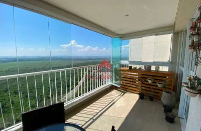 Apartamento com 3 suites, varanda gourmet, 3 vagas, vista incrível à venda, 142 m² por r$ 1.445.000 - jardim das indústrias - são josé dos campos/sp