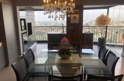 Apartamento com 4 dormitórios à venda, 208 m² por r$ 1.599.000,00 - vila costa - taubaté/sp