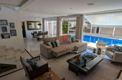 Casa com 4 dormitórios sendo 2 suítes com edícula  para alugar, 320 m² por r$ 17.065/mês - urbanova - são josé dos campos/sp