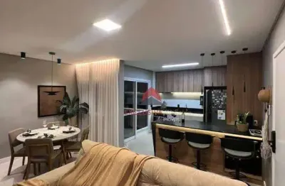 Apartamento com 2 dormitórios à venda, 65 m² por r$ 715.000,00 - parque industrial - são josé dos campos/sp