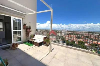 Linda cobertura com 02 dormitórios à venda, 78 m² por r$ 530.000 - jardim copacabana - são josé dos campos/sp