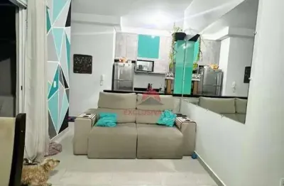 Linda Cobertura com 02 dormitórios à venda, 78 m² por R$ 530.000 - Jardim Copacabana - São José dos Campos/SP