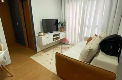 Lindo apartamento com 02 dormitórios à venda, 46 m² por r$ 395.000 - jardim sul - são josé dos campos/sp