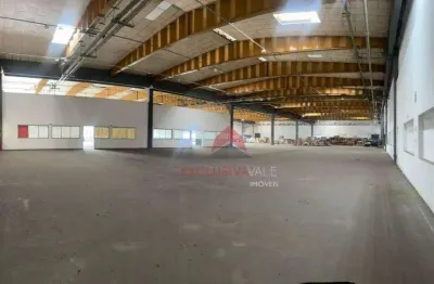 Galpão aluga área construída 2.700 metros quadrados em condomínio fechado na marginal da rodovia presidente dutra, são josé dos campos-sp.