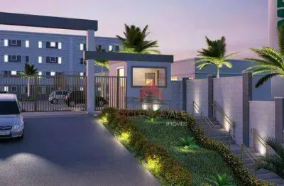 Apartamento com 2 dormitórios à venda, 42 m² por r$ 196.840,00 - jardim nova michigan - são josé dos campos/sp