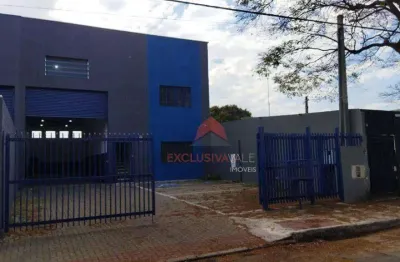 Galpão comercial aluga, área terreno 500 metros quadrados e área construídas 400 metros quadrados, chácaras reunidas, são josé dos campos-sp.