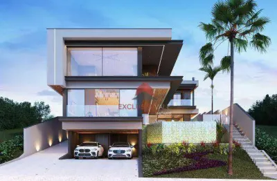 Casa com 6 dormitórios à venda, 631 m² por r$ 7.500.000,00 - urbanona - são josé dos campos/sp