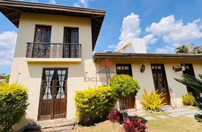 Casa estilo colonial com 3 dormitórios à venda, 241 m² por r$ 1.490.000 - reserva fazenda são francisco - jambeiro/sp