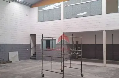 Galpão para alugar, 374 m² por r$ 7.600,00/mês - residencial santa paula - jacareí/sp