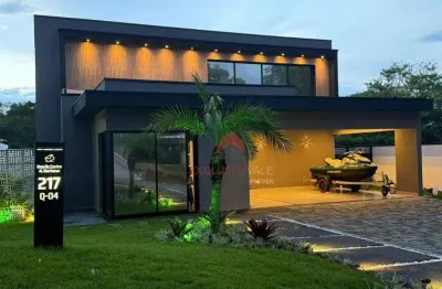 Casa com 4 dormitórios suítes à venda, 261 m² por r$ 1.699. - cataguá - taubaté/sp