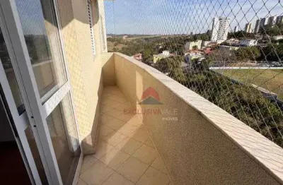 Apartamento com 3 dormitórios, suíte, varanda e 2 vagas à venda, 78 m² por r$ 512.000 - jardim satélite - são josé dos campos/sp
