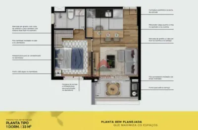 Apartamento com 1 dormitório à venda, 33 m² por r$ 455.000,00 - jardim esplanada - são josé dos campos/sp